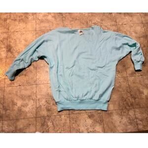 Vintage U Babes Long Sleeve Baby Blue T-Shirt Medium Women’s